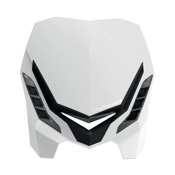 POLISPORT WHITE_BLACK H-LIGHTS E-BLAZE H-LIGHT White/Black - Driven Powersports