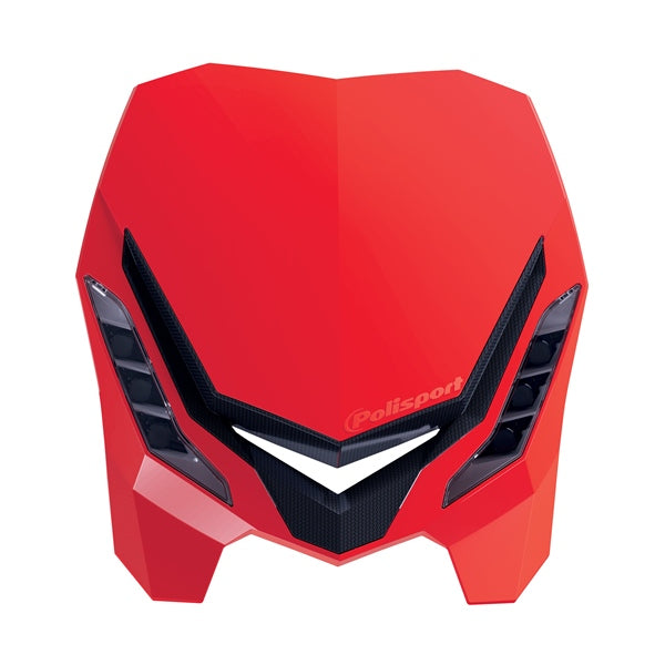 POLISPORT RED H-LIGHTS E-BLAZE H-LIGHT Red/Black - Driven Powersports