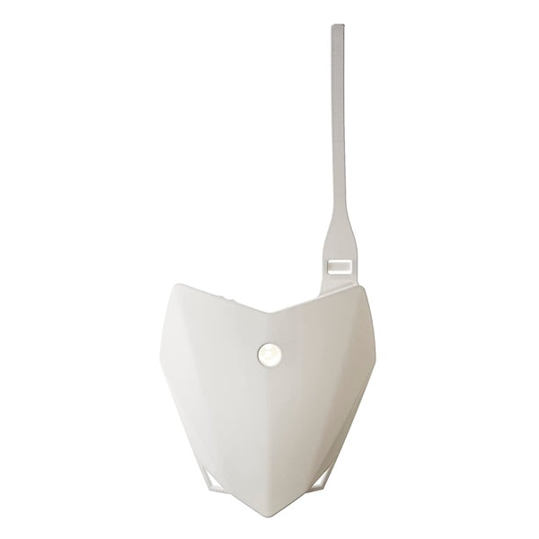 POLISPORT WHITE NUMBER PLATE KLX110 (10-23) White - Driven Powersports
