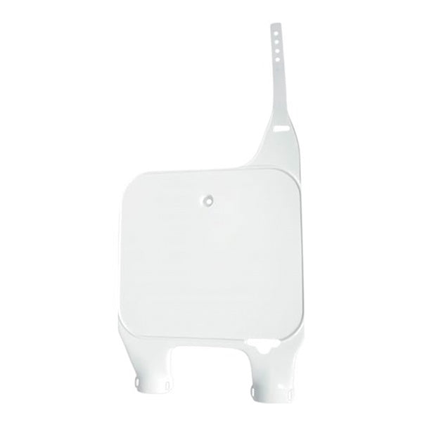 POLISPORT WHITE NUMBER PLATE CR125 (91-92) CR250 (90-91) White - Driven Powersports