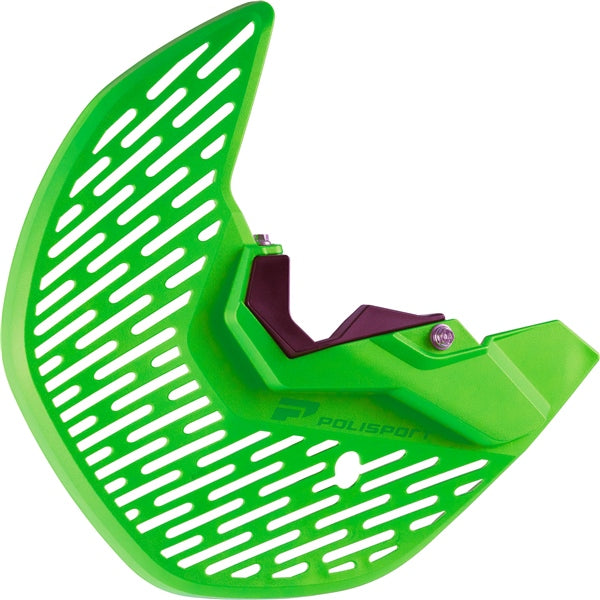 Polisport Disc & Bottom Fork Protector For Kawasaki Green - Driven Powersports