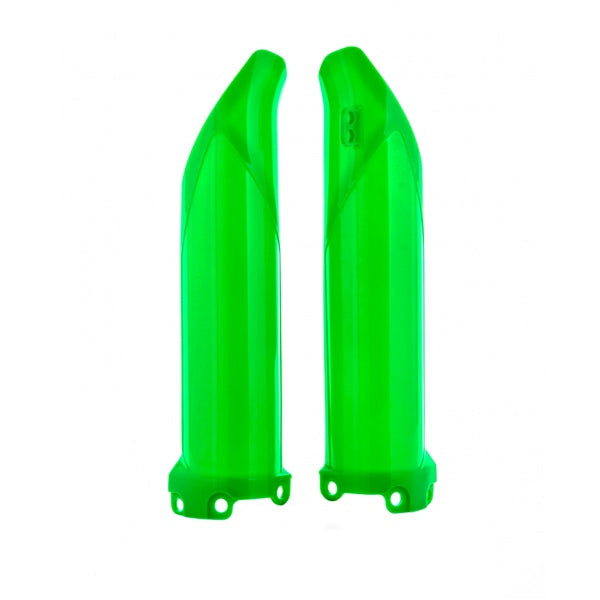 POLISPORT VERT FORK GUARDS KX250F 09-22 Green - Driven Powersports