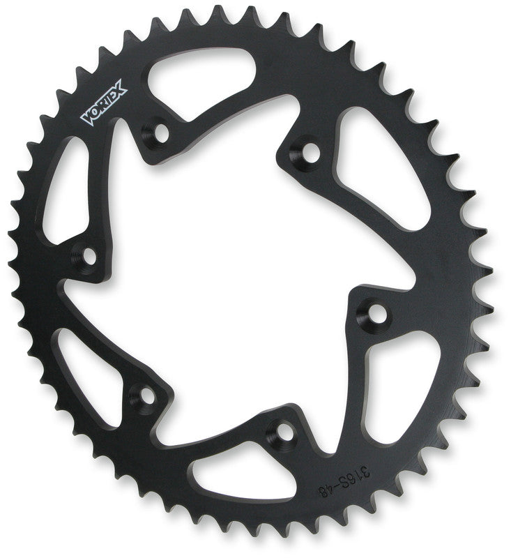 VORTEX SPROCKET VORTEX STEEL 48T (316S-48) Black Other - Driven Powersports