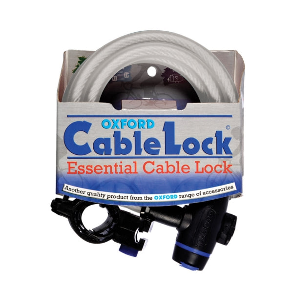 Oxford Cable Lock Clear - Driven Powersports