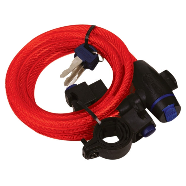 Oxford Cable Lock Red - Driven Powersports