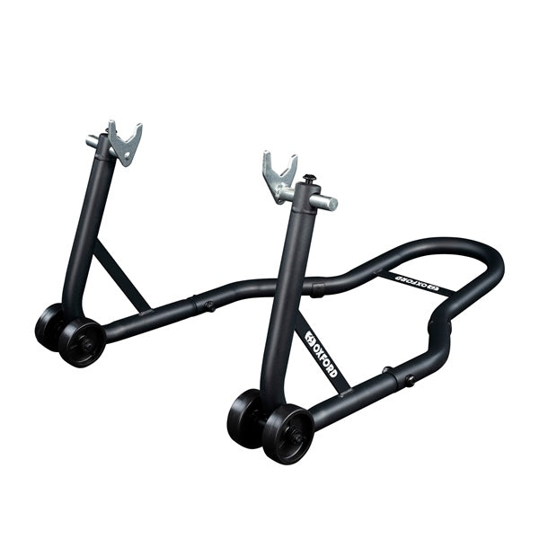 Oxford Big Black Moto Stand with Lifter Black - Driven Powersports
