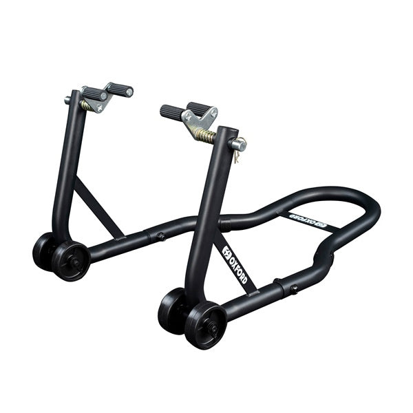 Oxford Big Black Moto Stand with Lifter Black - Driven Powersports