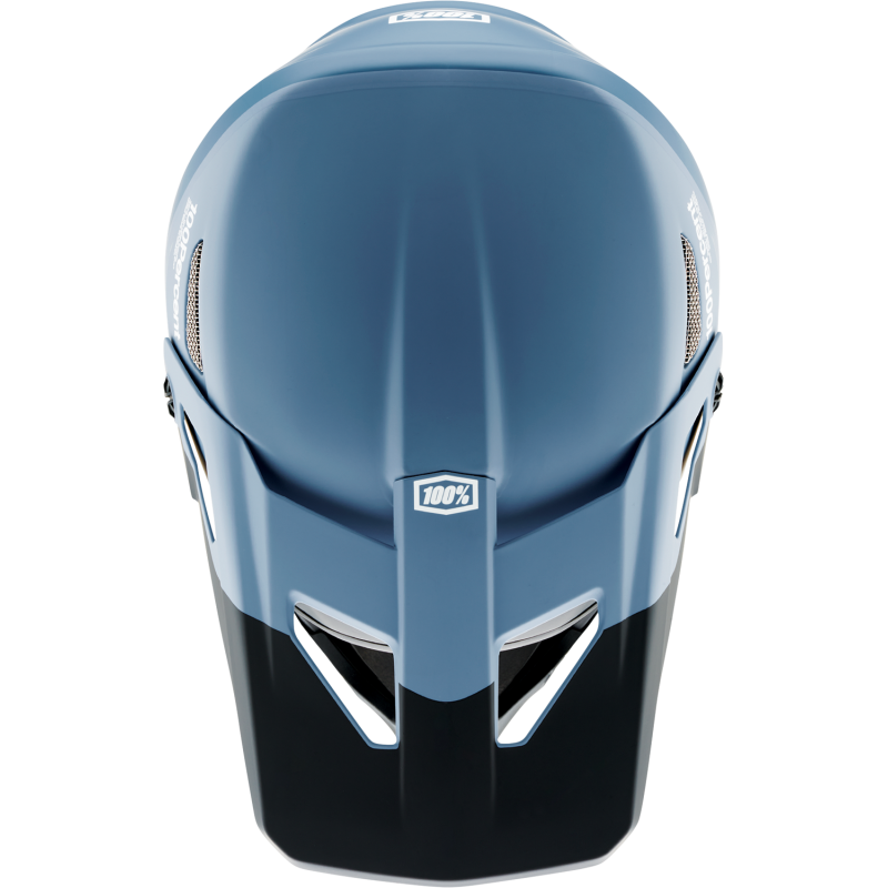 100% STATUS HELMET Drop/Steel Blue Top - Driven Powersports
