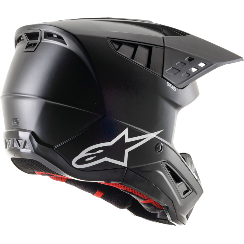 ALPINESTARS HELMET SM5 SOLID Black Back - Driven Powersports