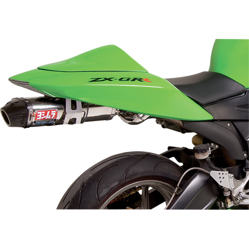 YOSHIMURA 07-08 ZX6R RS5-CONE SO SS/SS/CF-TIP Application Shot - Driven Powersports