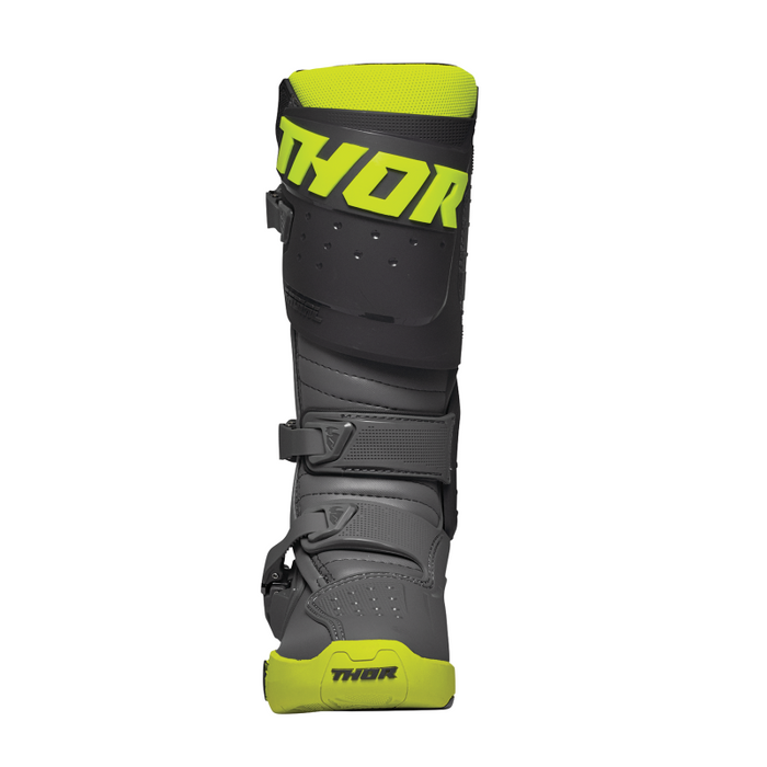 THOR BOOT RADIAL GY/FLO Back - Driven Powersports