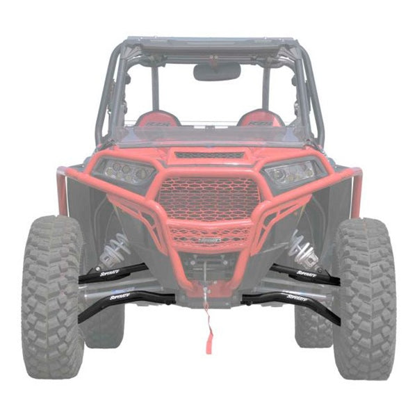 SuperATV High Clearance A-Arm For Polaris RZR XP '14-'23 Black - Driven Powersports
