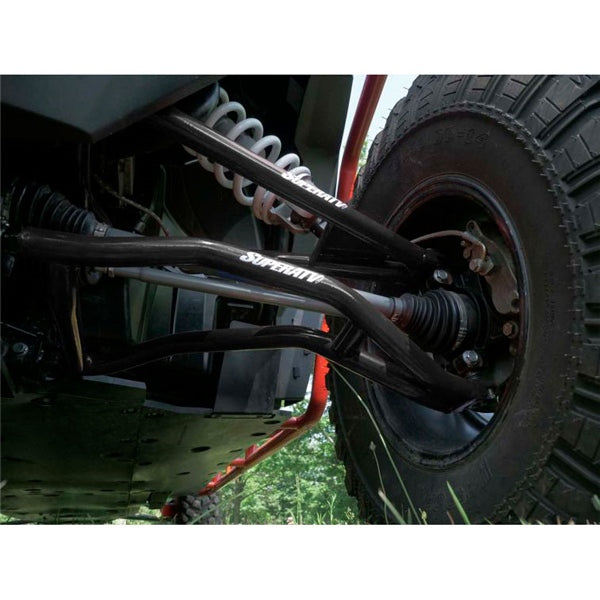 SuperATV High Clearance A-Arm For Polaris RZR XP '14-'23 Black - Driven Powersports