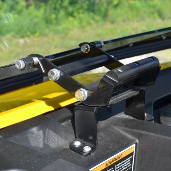 SuperATV Flip up Windshield For Can-Am Defender '16-'26 Clear - Driven Powersports