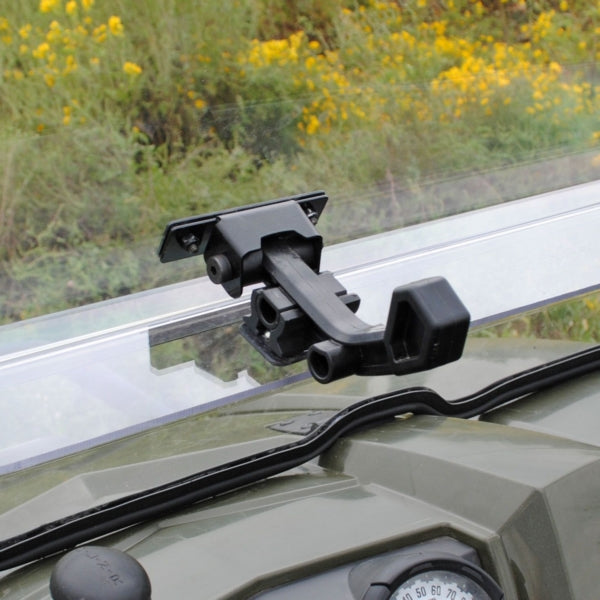 SuperATV Flip up Windshield For Polaris Ranger '10-'25 Clear - Driven Powersports