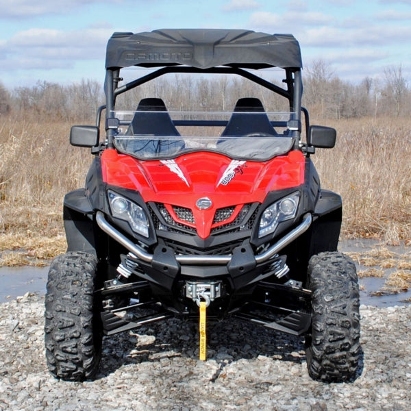 SuperATV Half Windshield For CFMOTO Zforce '14-'22 Clear - Driven Powersports
