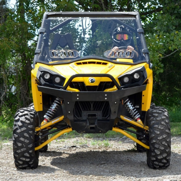 SuperATV Vented Full Windshield For Can-Am Commander '11-'20 Clear - Driven Powersports