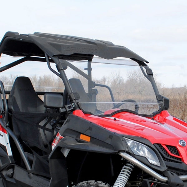 SuperATV Full Windshield For CFMOTO Zforce '14-'22 Clear - Driven Powersports
