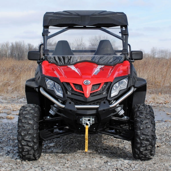 SuperATV Full Windshield For CFMOTO Zforce '14-'22 Clear - Driven Powersports