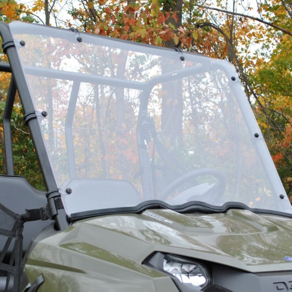 SuperATV Full Windshield For Polaris Ranger '10-'14 Clear - Driven Powersports