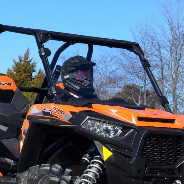 SuperATV Full Windshield For Polaris RZR XP '14-'18 Clear - Driven Powersports