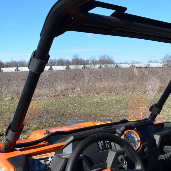 SuperATV Full Windshield For Polaris RZR XP '14-'18 Clear - Driven Powersports