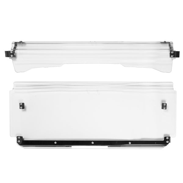 SuperATV Flip up Windshield For Honda Pioneer '16-'25 Clear - Driven Powersports