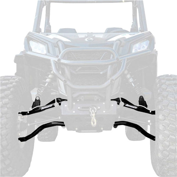 SuperATV High Clearance A-Arm For Can-Am '19-'26 Black - Driven Powersports
