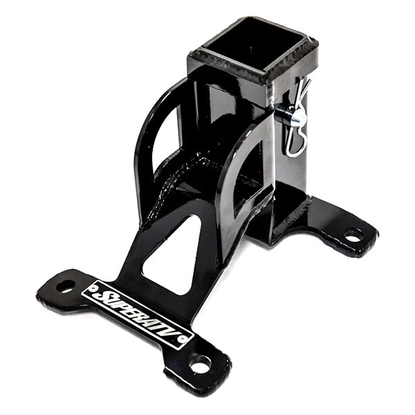 SuperATV Receiver Hitch For Polaris RZR Pro XP '20-'26 Black - Driven Powersports