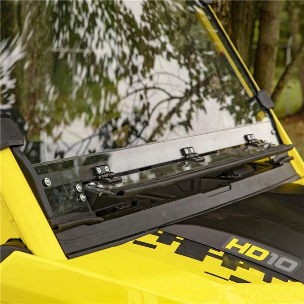 SuperATV Vented Full Windshield For Can-Am Defender '16-'26 Clear - Driven Powersports