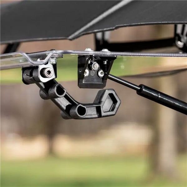SuperATV Flip up Windshield For Honda Pioneer '14-'26 Clear - Driven Powersports