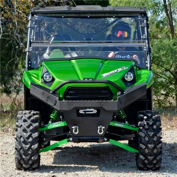 SuperATV Flip up Windshield For Kawasaki '16-'26 Clear - Driven Powersports