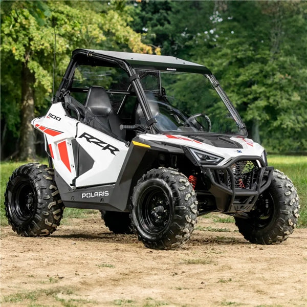 SuperATV Front Bumper For Polaris RZR 200 Efi '22-'25 Black - Driven Powersports
