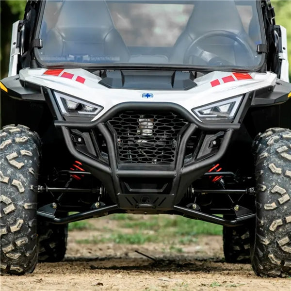 SuperATV Front Bumper For Polaris RZR 200 Efi '22-'25 Black - Driven Powersports