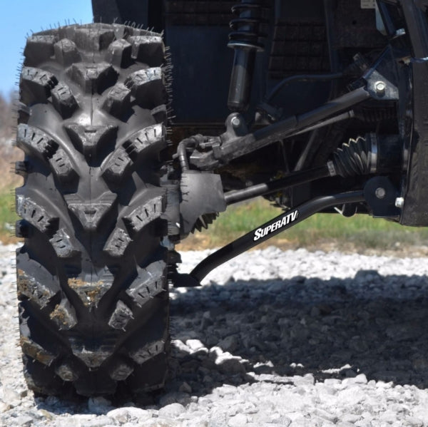 SuperATV High Clearance A-Arm For Honda Pioneer '14-'26 Black - Driven Powersports