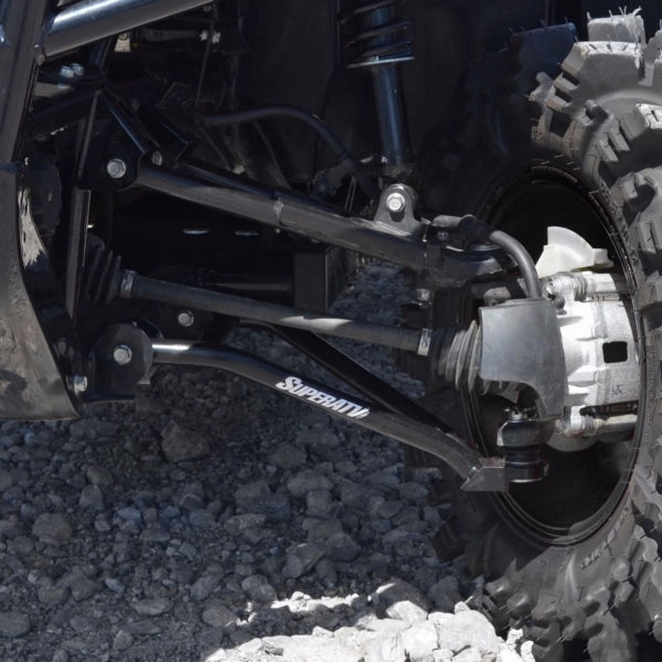 SuperATV High Clearance A-Arm For Honda Pioneer '14-'26 Black - Driven Powersports