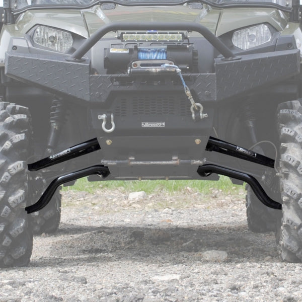 SuperATV High Clearance A-Arm For Polaris Ranger '10-'16 Black - Driven Powersports