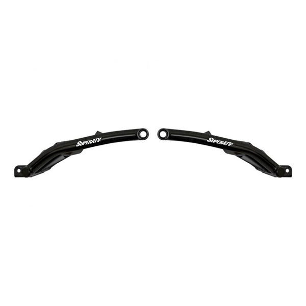 SuperATV High Clearance A-Arm For Polaris Ranger '13-'19 Black - Driven Powersports