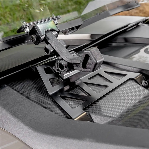 SuperATV Scratch Resistant Flip Windshield For Polaris RZR XP '24-'26 Clear - Driven Powersports
