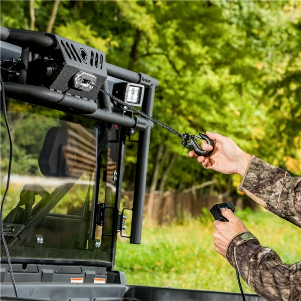 SuperATV Loader Rack with Winch and light For CFMOTO Uforce 1000 EPS - Driven Powersports