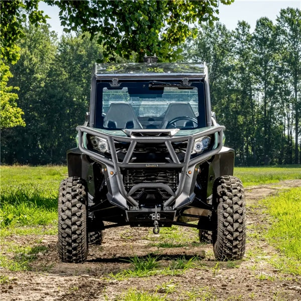 SuperATV Flip Glass Windshield Maxdrive with wiper For Can-Am '18-'26 - Driven Powersports