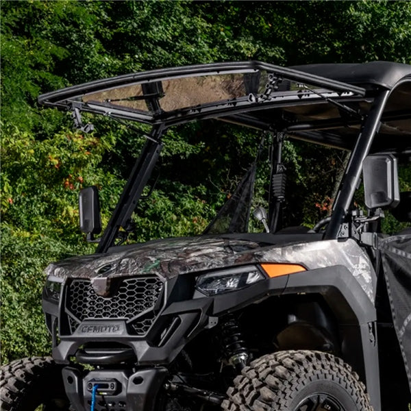 SuperATV Flip Windshield For CFMOTO Uforce 800 XL EPS '25-'26 - Driven Powersports