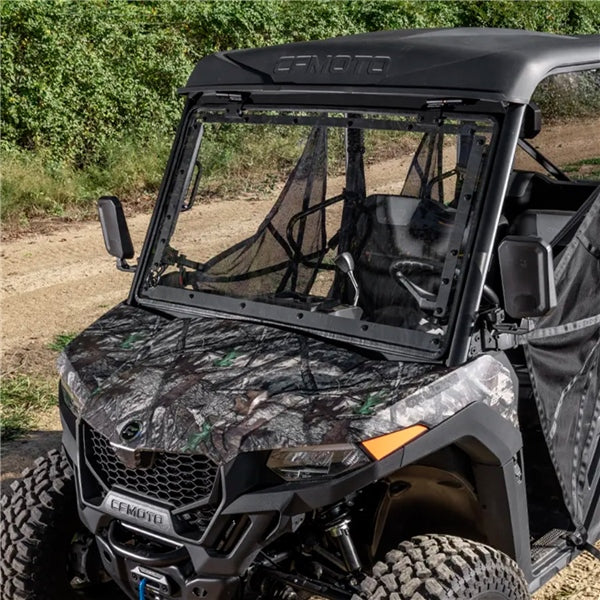 SuperATV Flip Windshield For CFMOTO Uforce 800 XL EPS '25-'26 - Driven Powersports