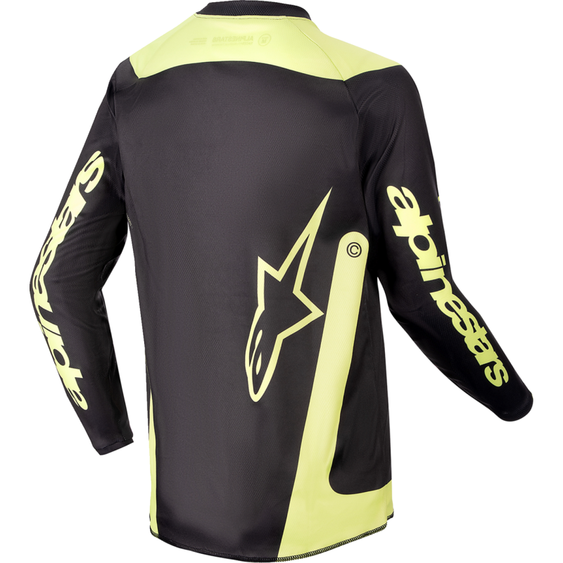 ALPINESTARS JERS YTH R-LURV Black/Yellow Back - Driven Powersports