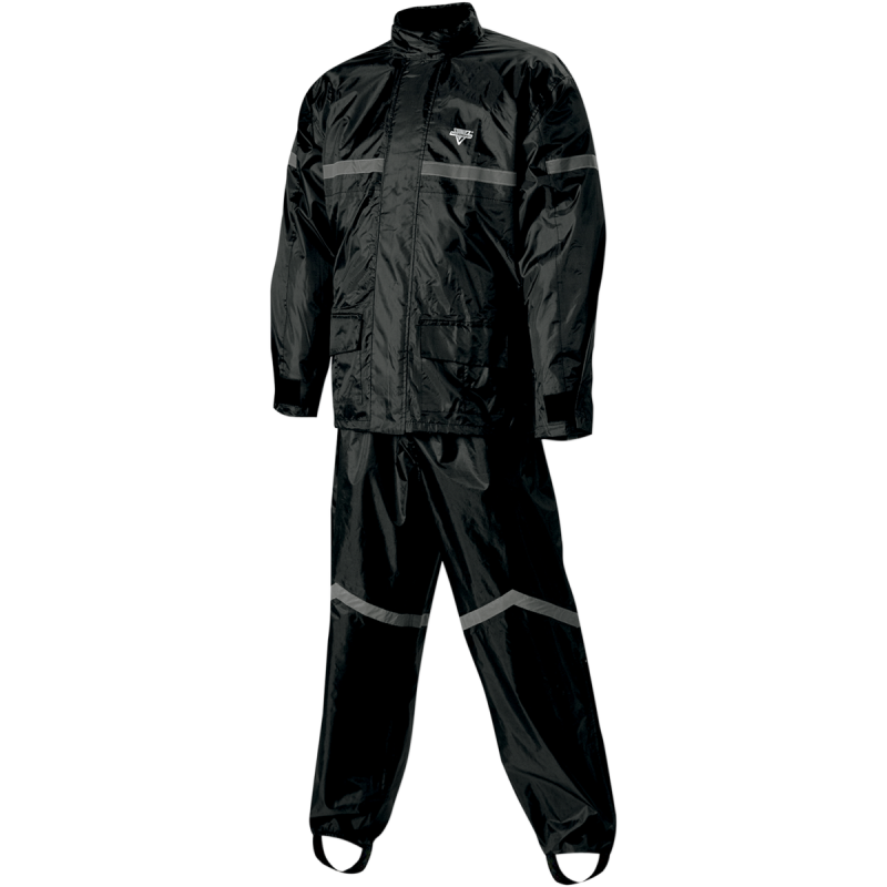 NELSON-RIGG NELSON RIGG STORMRIDER MOTORCYCLE RAIN SUIT Black Front - Driven Powersports