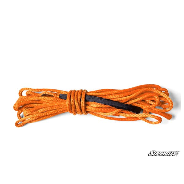 SuperATV Synthetic Winch Rope (WN-RP-3.5K-ORG) - Driven Powersports