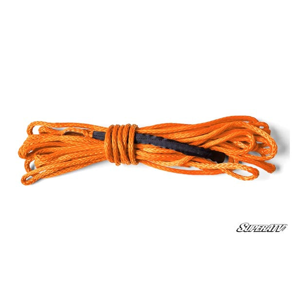 SuperATV Replacement Synthetic Winch Rope (WN-RP-6K-ORG) - Driven Powersports