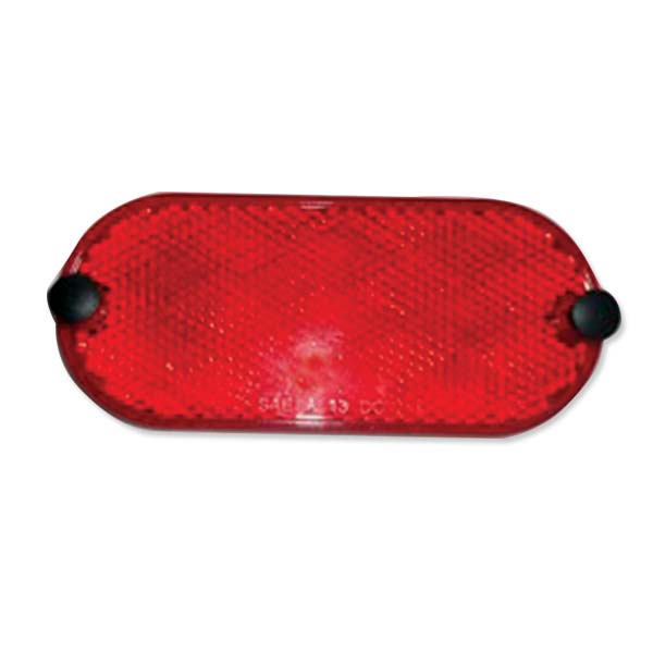 Bronco OVAL REFLECTOR WITH FASTNER (110-0047) - Driven Powersports
