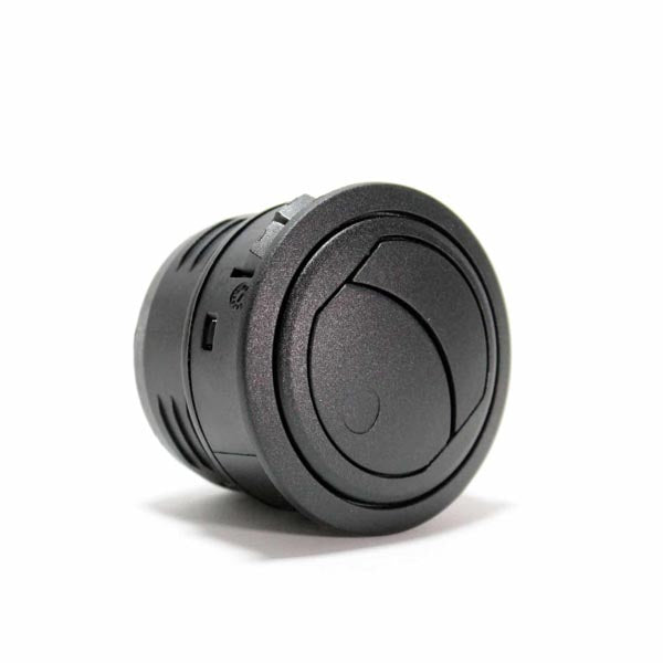 Inferno Heaters Inferno Cab Heaters Round 2.4" Adjustable Rotating Louver 2" Adapter (340.11.384) - Driven Powersports