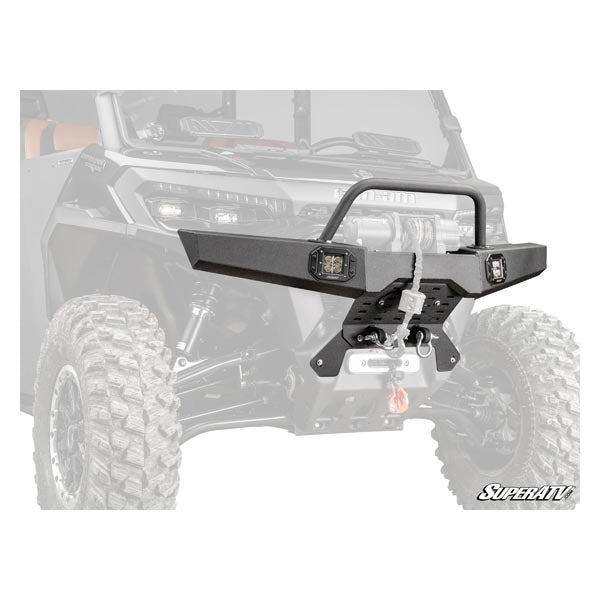 SuperATV SATV FRNT BUMPER W/WIN 6000 CA (FBG-CA-DEF-002-WN-60) - Driven Powersports
